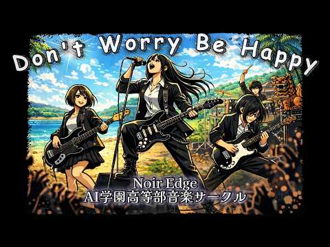 とある音楽サークルのメンバーがMONGOL800のDon't worry be happyを全力でカバーしてみた#歌詞動画 #バンドカバー