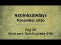 #30inks30days November 28 | Vinta Inks Teal Andrada 1898