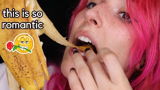 ASMR 🍌Eating Banana in a Normal Way | Wet Squishy Eating | Munching and Crunching...?