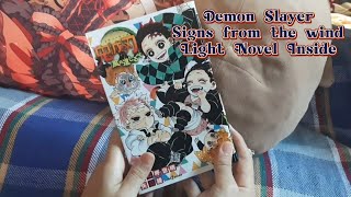 Demon Slayer: Signs from the wind 鬼滅の刃: 風の道しるべ Light Novel Inside with me
