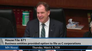 House Taxes Committee  3/5/20