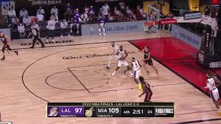 Final Minutes, Los Angeles Lakers vs Miami Heat, 2020 NBA Finals Game 3 | Smart Highlights