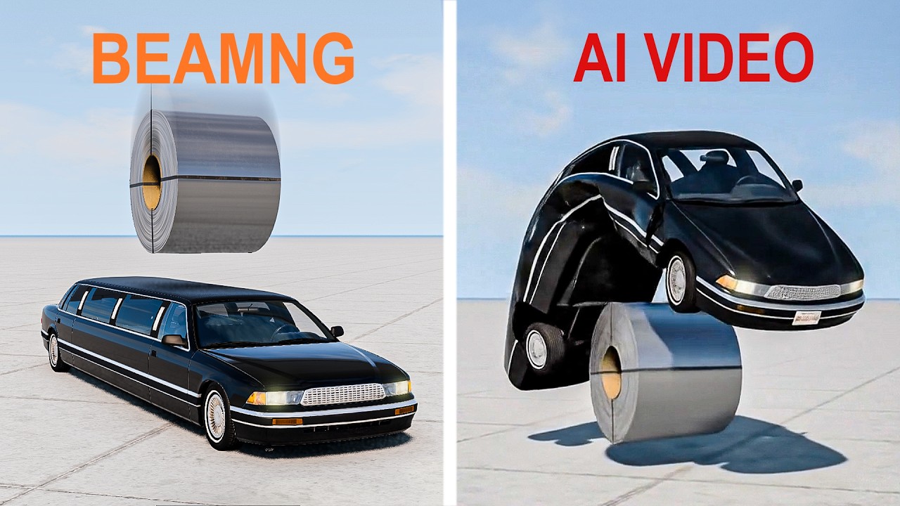 BeamNG vs AI Video 3 (Ultimate Test)