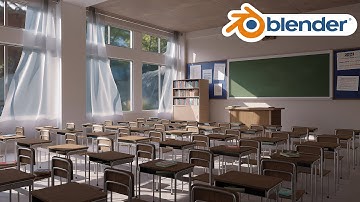 3D Classroom Environment Creation in BLENDER [UDEMY COURSE]