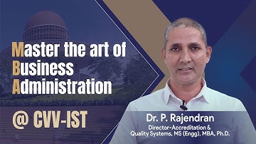 Master The Art of Business Administration: Dr. P. Rajendran