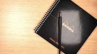 Rhodia Reverse Book + Kakimori Brass Nib + Sampling All My Fountain Pen Inks