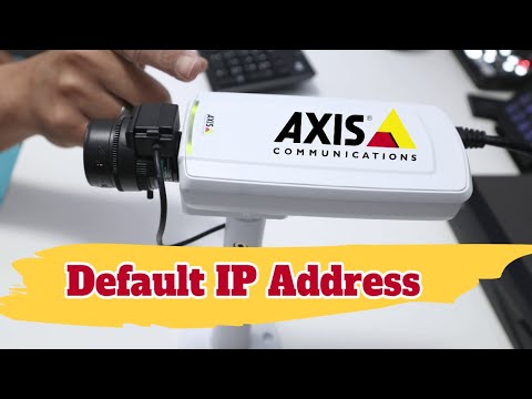 Axis Cameras Default IP Address
