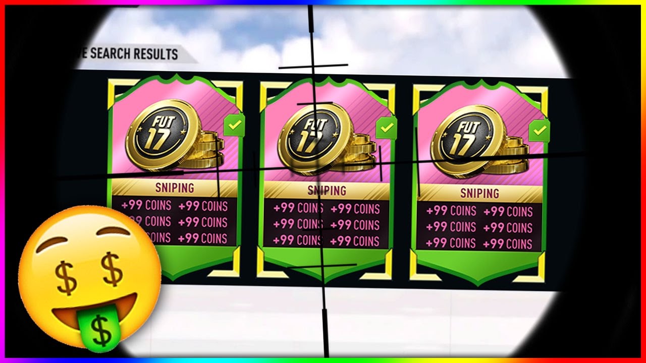 FIFA 17 | THIS WILL MAKE YOU COINS... (FIFA 17 BEST SNIPING FILTERS - *FIFA 17 TRADING MAKE COINS*)
