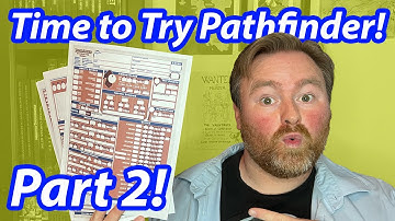 Building My First Pathfinder Character, Part 2: The Character Sheet