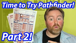 Building My First Pathfinder Character, Part 2: The Character Sheet