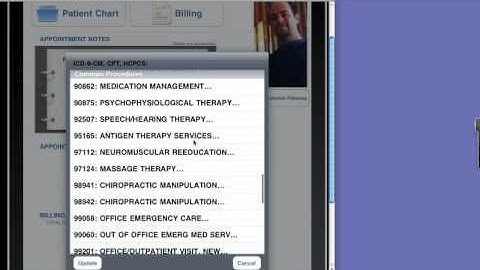 iPad Superbill - Free iPad EHR | drchrono