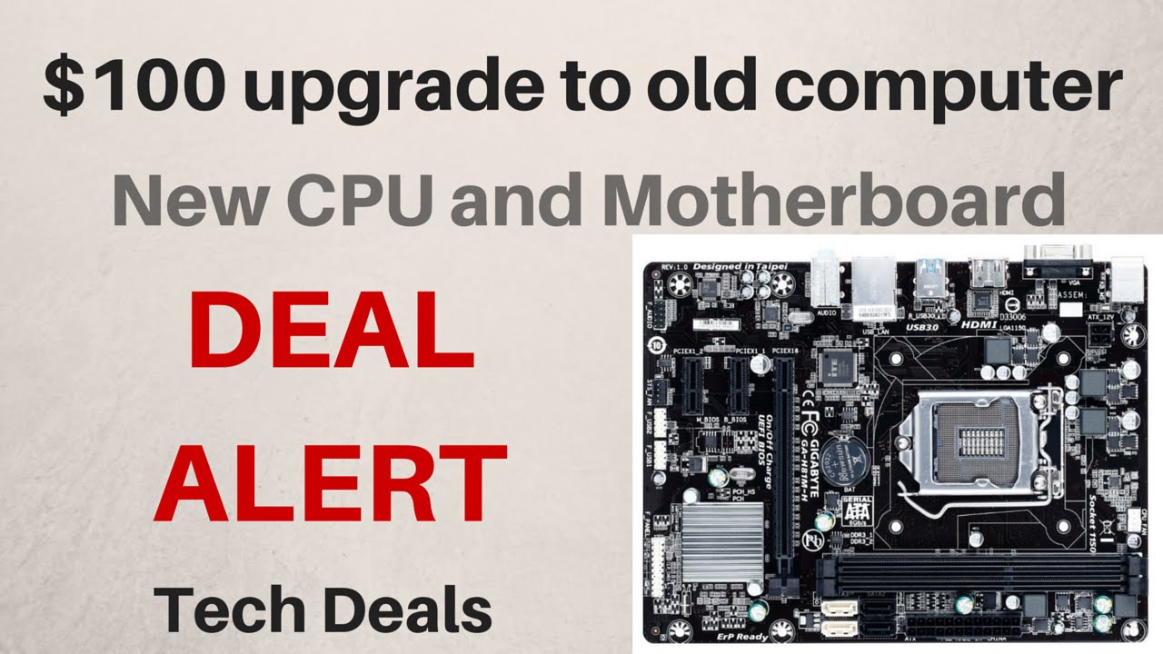 $100 Computer CPU & Motherboard Upgrade - Pentium G3240 3.1GHz