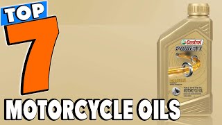 Top 5 Best Motorcycle Oils Review In 2023