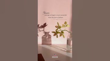 Your courage to begin is more powerful than the fear of failure #shortfeed  #motivation #successmind