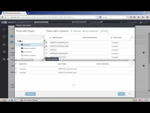 03- ESET Remote Administrator -  Agent Deployment