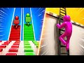 Bridge Race VS ladder Master Multiplying Gameplay ( Android iOS) 