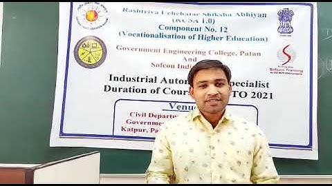 Industrial Automation Specialist Training Feedback Video - Vivekpuri Goswami