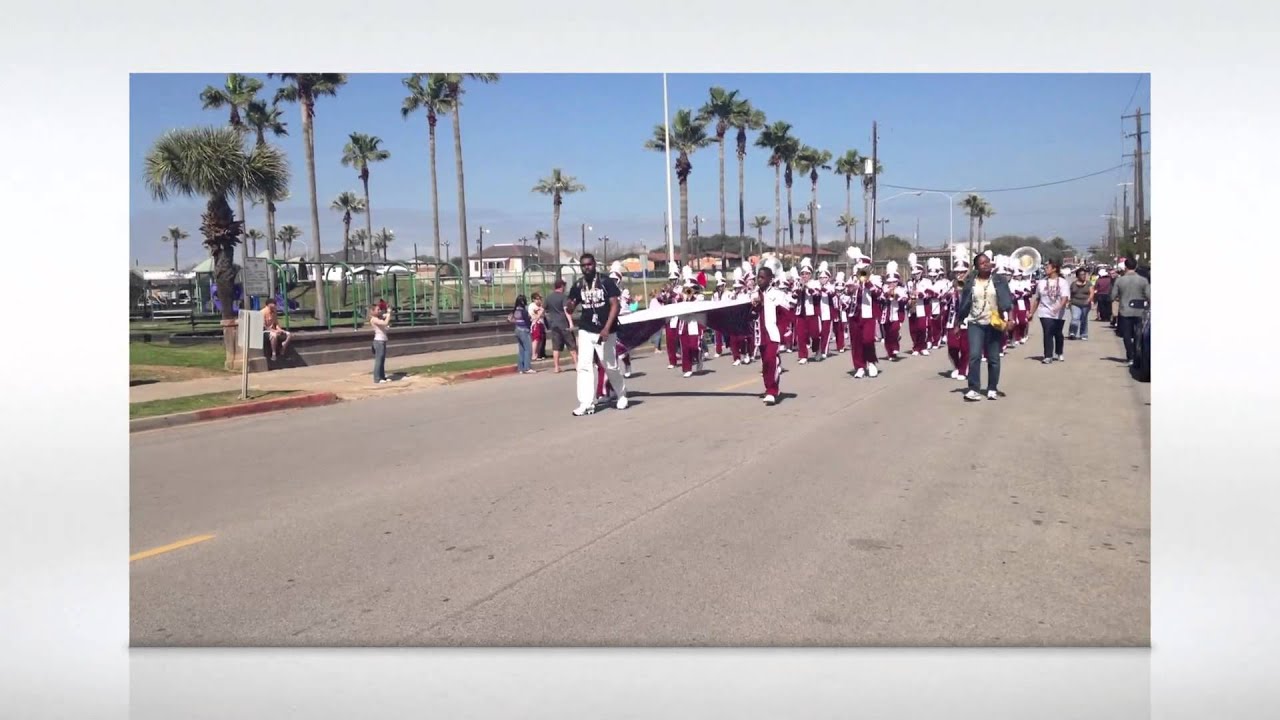 Hearne High & Junior High School Band Mardi Gras Parade 2014 YouTube