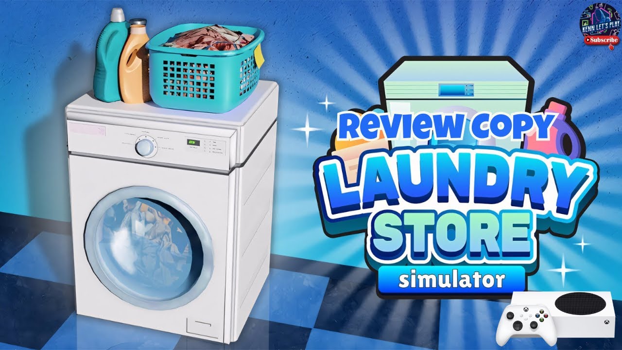 Laundry Store Simulator - Xbox Series S Review Copy Gameplay 