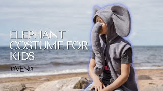 Elephant Costume for Kids | Handmade DIY Elephant Costume |  Halloween Costume Idea
