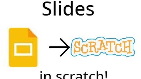 How to make a slideshow in scratch!