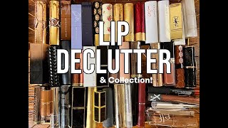 Lipstick + Lip Gloss Collection &amp; Declutter!