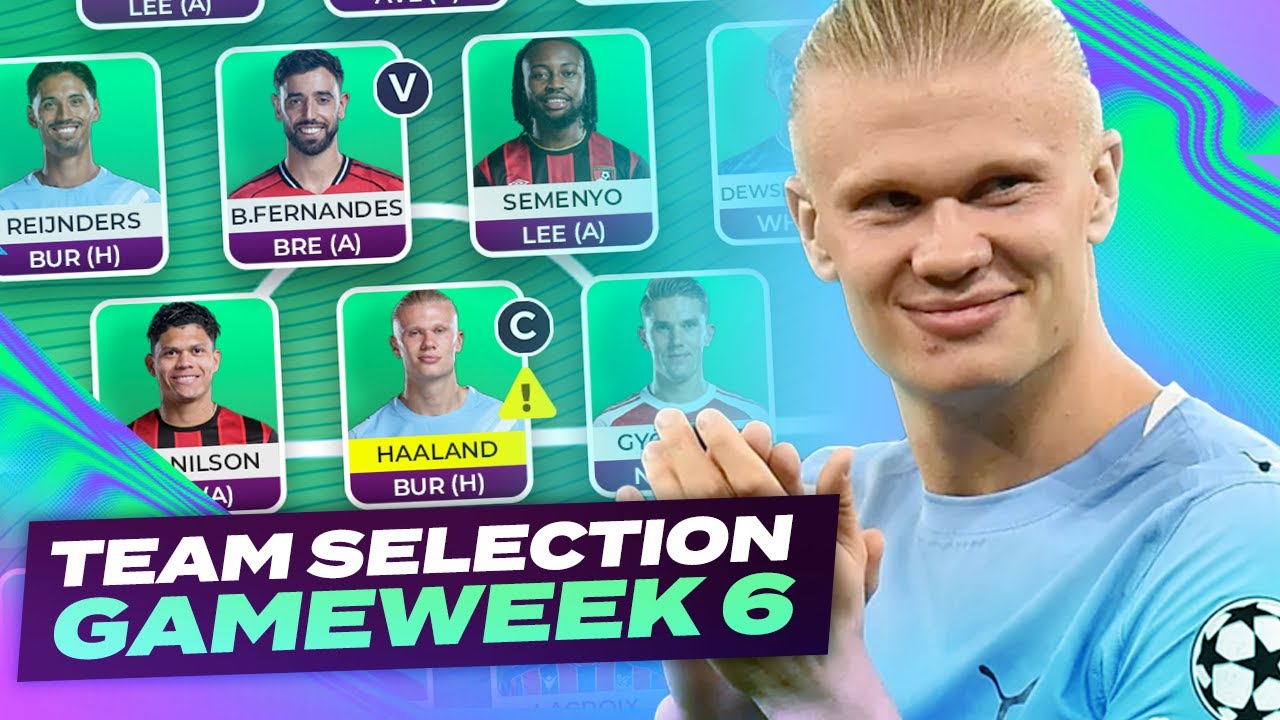 ⚠️ HAALAND DOUBTS 🤔 | FPL TEAM SELECTION GAMEWEEK 6 🔥| Fantasy Premier League Tips 2025/26
