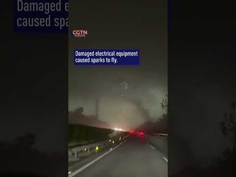 Strong tornado hits China's Guangzhou