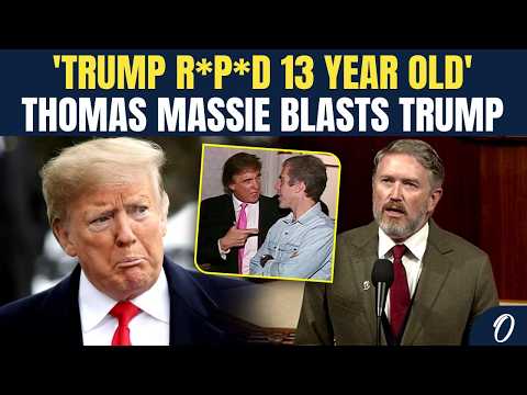 'Trump R*P*D 13 Year Old Minor': Massie TORCHES Republicans Over Epstein Files