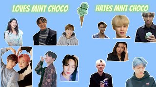 kpop industry and Mint chocolate