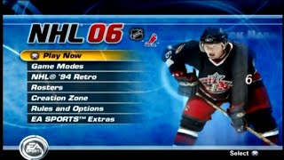 NHL 06  Gameplay (PS2)