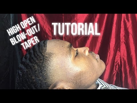 BARBER TUTORIAL: HIGH BLOW-OUT/TAPER!! TRANSFORMATION MUST SEE!!! - YouTube