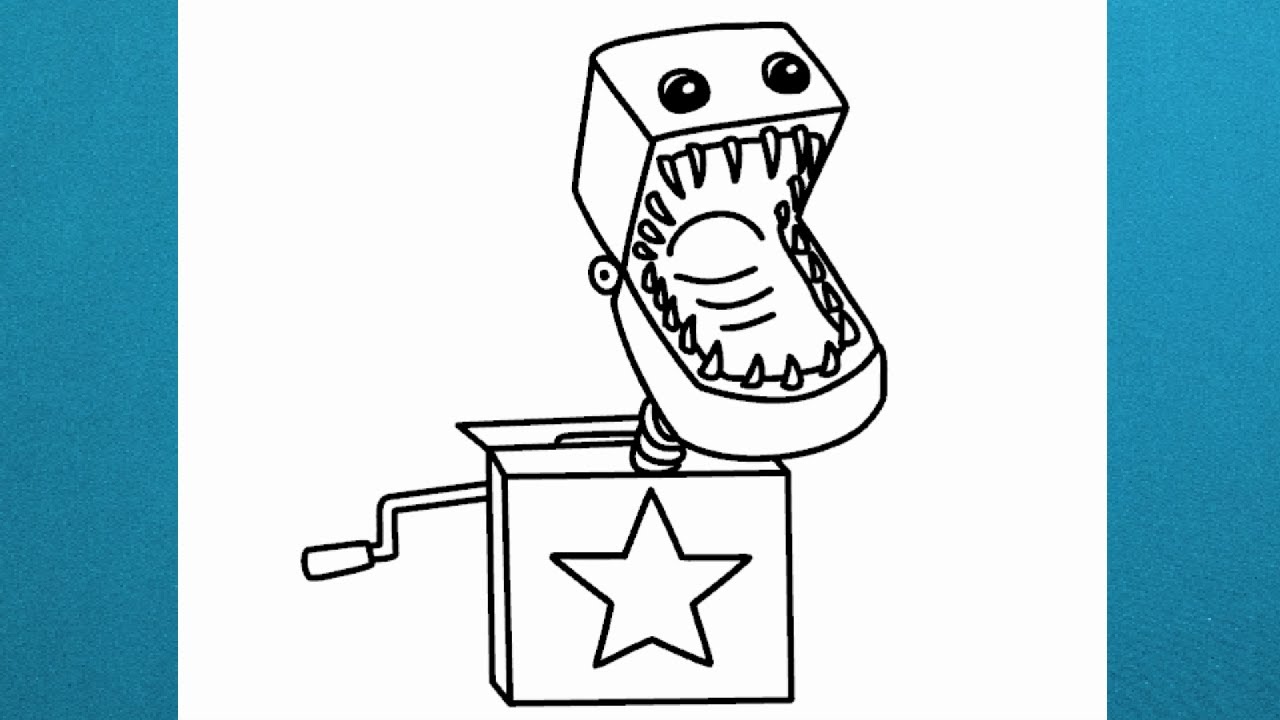 Como DESENHAR o ROBOT BOXY BOO - Como DIBUJAR a ROBOT BOXY BOO