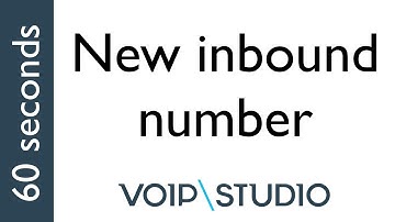 Telephone numbers provided instantly with VoIPstudio - 60 seconds tutorial