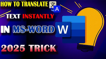 How to Translate Any Text Instantly in Any Language | MS Word Translation Tutorial 2025#words #neo