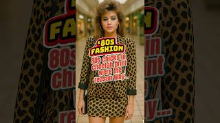 Life in the 80’s: Chicks in Cheetah Print. The Reason Why…
