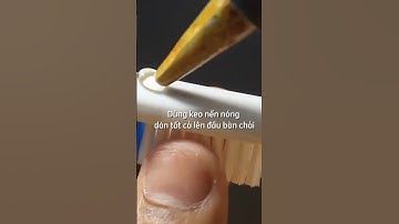 Hướng dẫn làm robot mini DIY từ bàn chải đánh răng #toothbrush #creative #shortvideo
