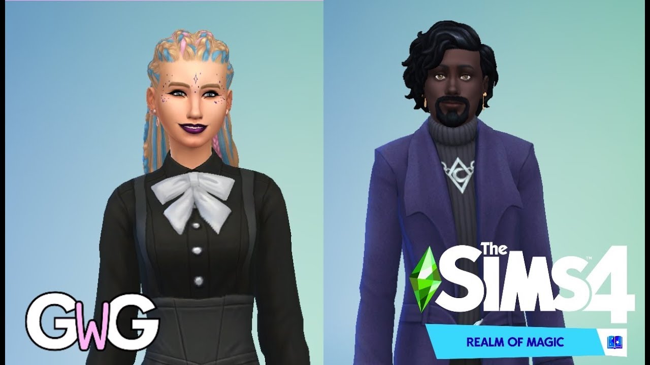 The Sims 4 Realm of Magic- Create A Sim Items Overview
