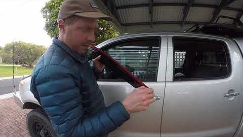 How to install Weather Shields on your car tutorial