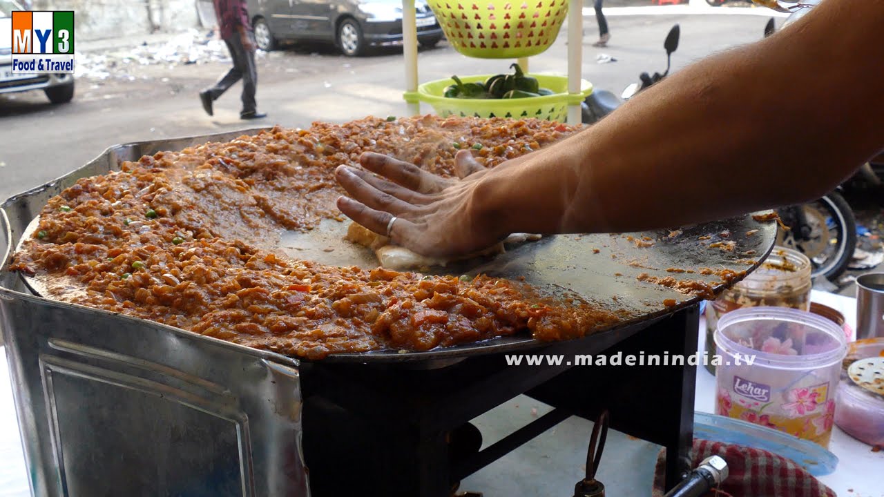 How to Make Mumbai Pav Bhaji Recipe | MUMBAI STREET FOOD | 4K VIDEO street food