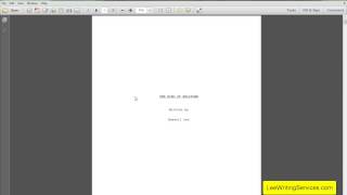 Introduction To Screenwriting Video Course - Screenwriting for Beginners