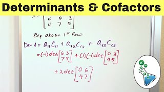 Find the Determinant of a Matrix Using Cofactors