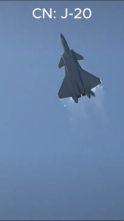 J-20, Su-57, and F-22 Engine Sound Comparison! #facts