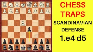 Scandinavian Defense Traps For Black