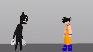 Cartoon Cat Vs Goku - Stick Nodes Animation