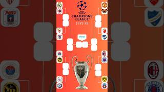 UEFA Champions League 1957-58 Bracket 🏆 #uclfinal #uefachampionsleague #footballshorts