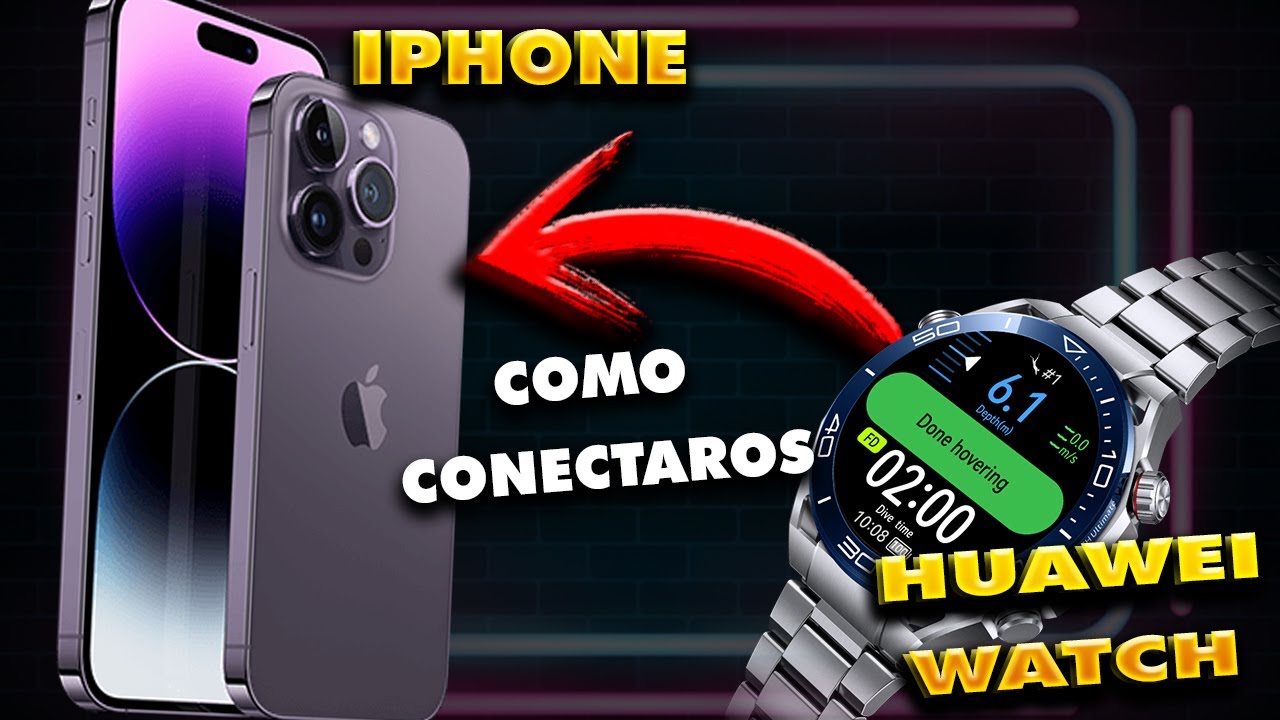APRENDE a CONECTAR TU HUAWEI WATCH con tu IPHONE (MUY FACIL) 2023 - YouTube