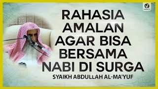 Rahasia Amalan agar Bisa Bersama Nabi di Surga - Syaikh Abdullah Al-Ma'yuf #NasehatUlama