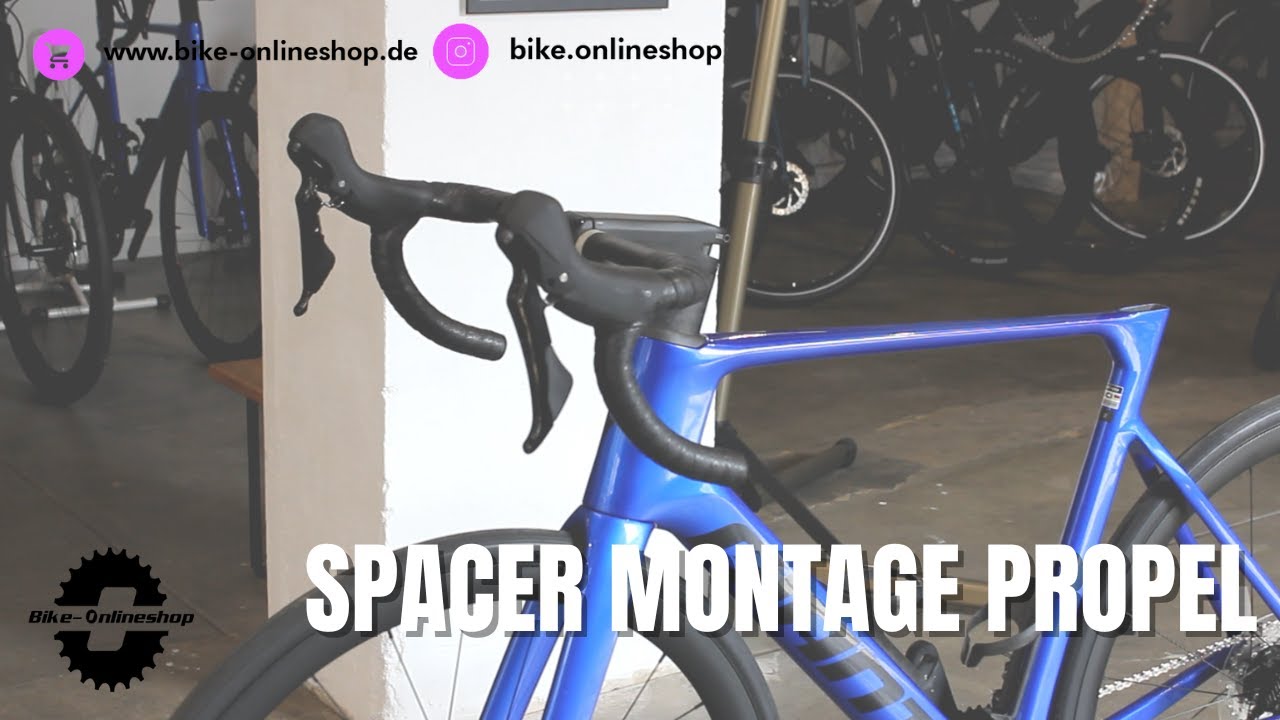 Giant Propel Advanced ab 2023 Spacer Montage YouTube