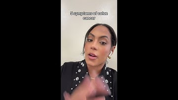 5 symptoms of colon cancer